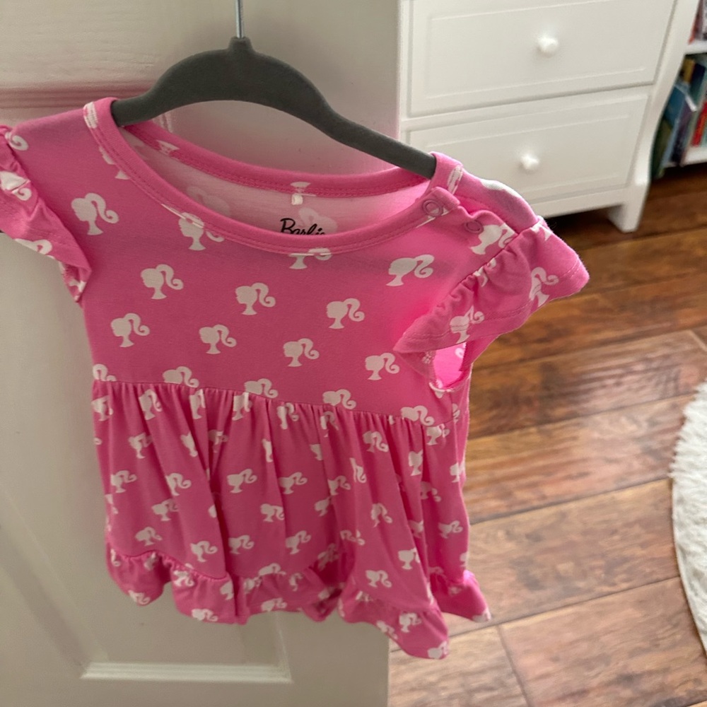 Posh Peanut Barbie pink bodysuit dress